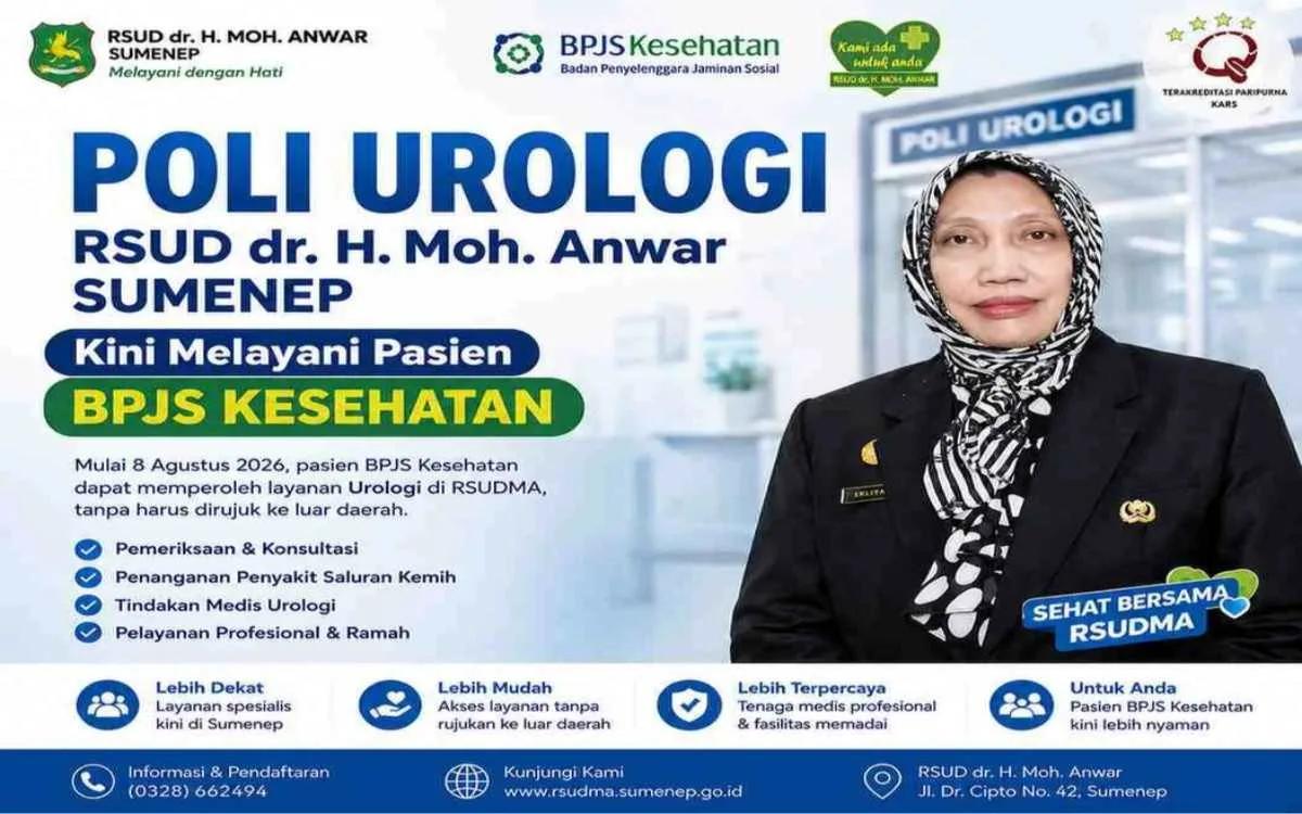 Mulai Agustus, Poli Urologi RSUD Sumenep Layani Pasien BPJS