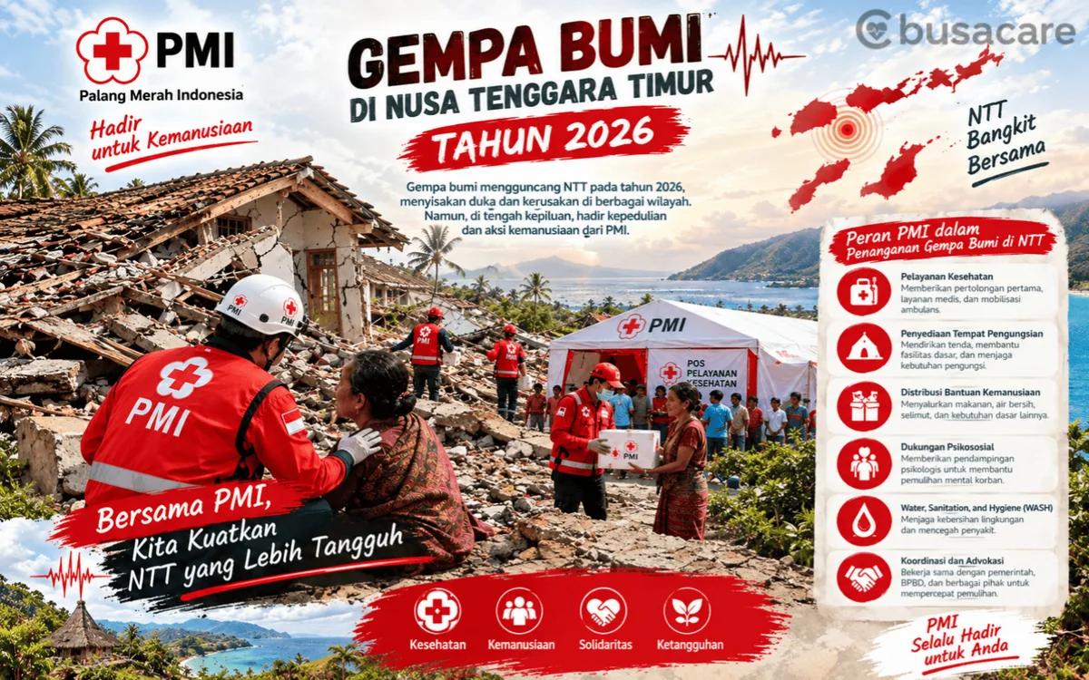 Di Tengah Luka Gempa NTT, PMI Hadir Menjadi Rumah Harapan
