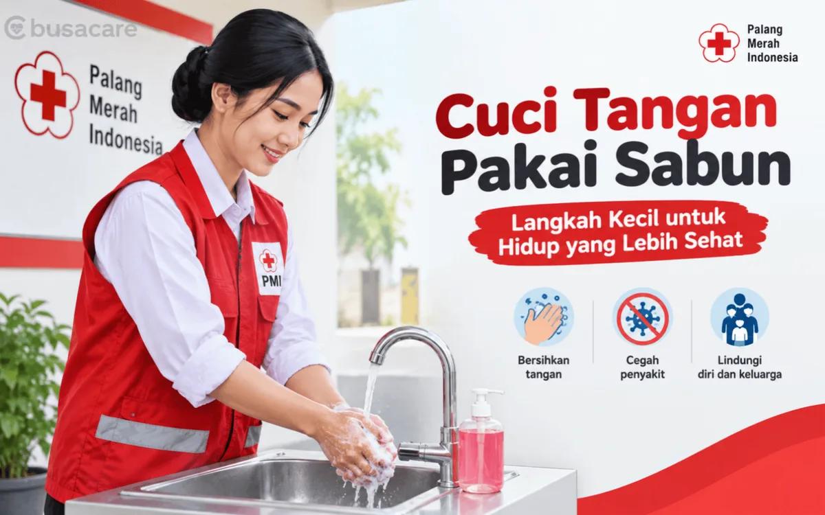 PMI dan Kampanye Cuci Tangan Pakai Sabun
