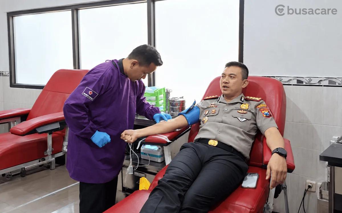 Kapolresta Sumenep Donor Darah, Wujud Kepedulian untuk Sesama