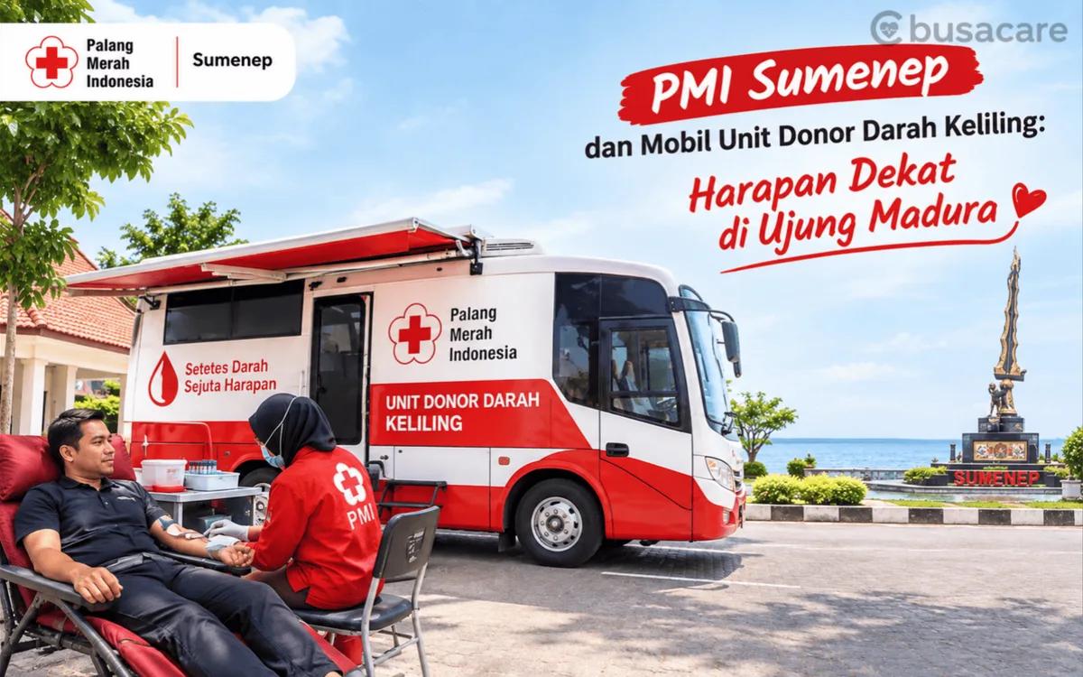Mobil Unit Donor Darah Keliling PMI Sumenep, Harapan Dekat di Ujung Madura