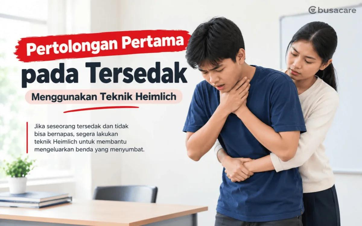 Pertolongan Pertama pada Tersedak, Menggunakan Teknik Heimlich