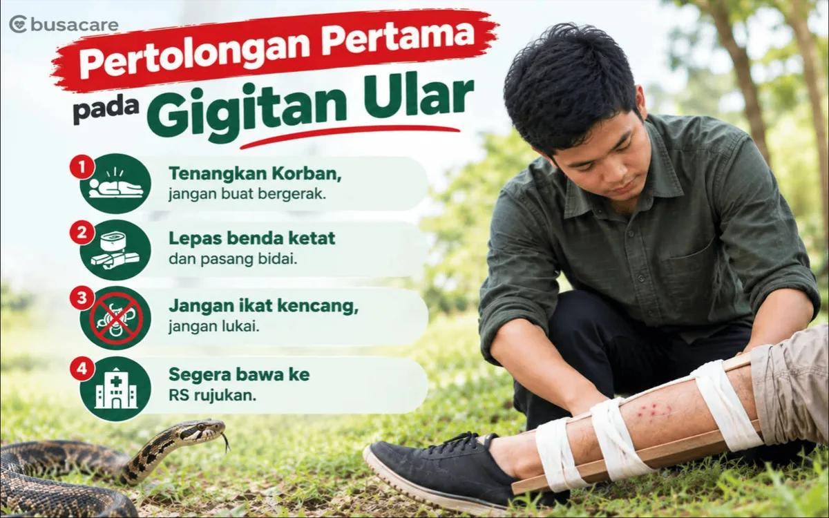 Pertolongan Pertama pada Gigitan Ular