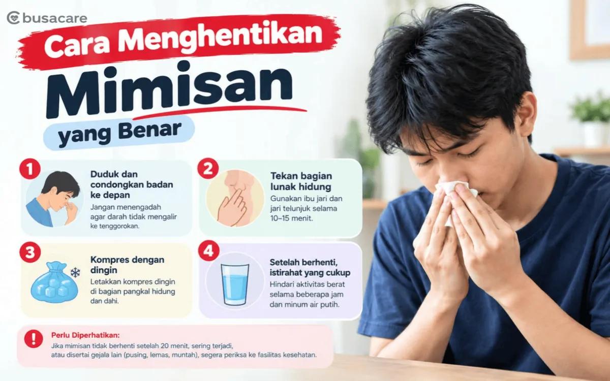 Cara Menghentikan Mimisan yang Benar