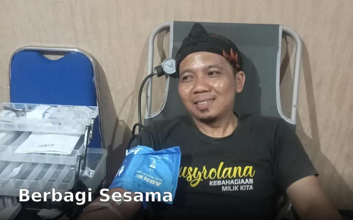 Di Balik 54 Kali Donor Darah Adiyono, Ada Harapan yang Terus Mengalir