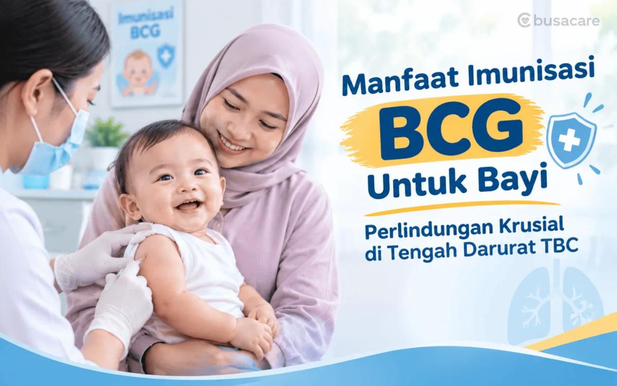 Manfaat Imunisasi BCG Untuk Bayi, Perlindungan Krusial di Tengah Darurat TBC