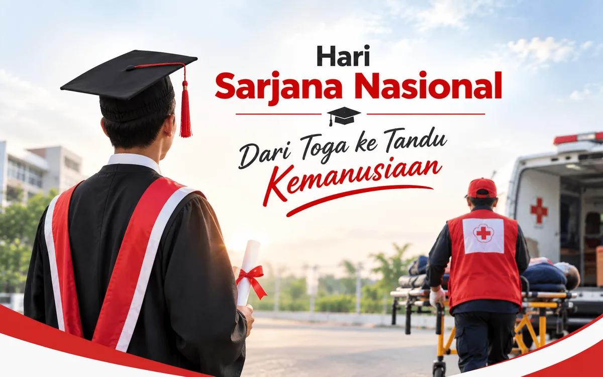 PMI dan Hari Sarjana Nasional, Dari Toga ke Tandu Kemanusiaan