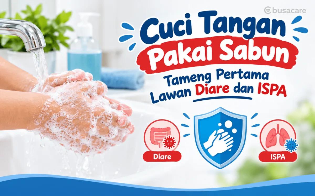 Cuci Tangan Paki Sabun, Tameng Pertama Lawan Diare dan ISPA