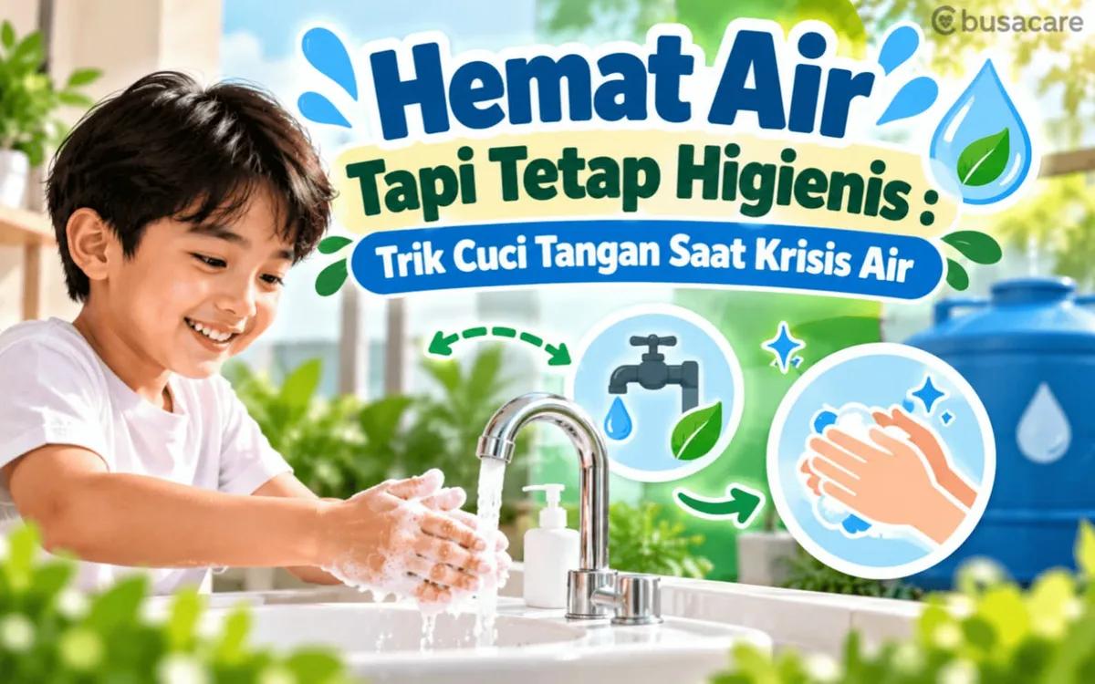 Hemat Air Tapi Tetap Higienis, Trik Cuci Tangan Saat Krisis Air