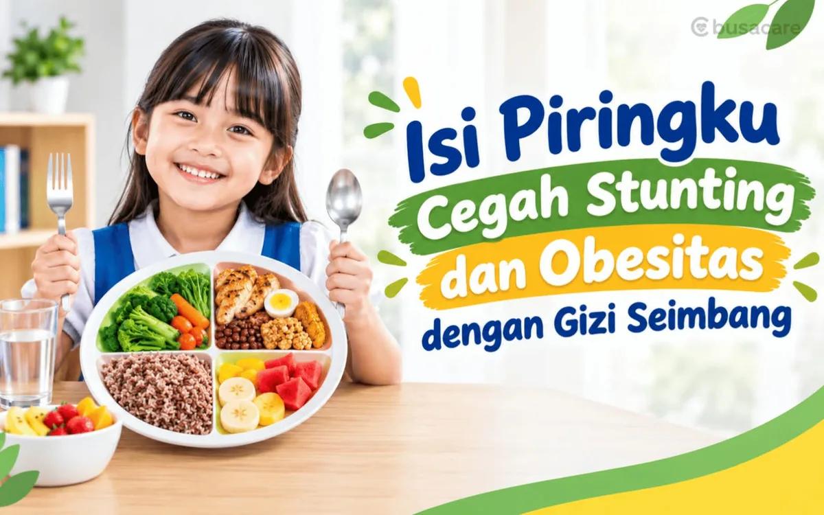 Isi Piringku Cegah Stunting dan Obesitas dengan Gizi Seimbang
