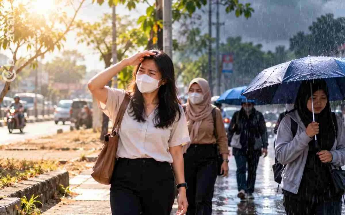 Perubahan cuaca dari musim kemarau ke musim hujan dapat memengaruhi kondisi kesehatan dan meningkatkan risiko penyakit saat pancaroba.