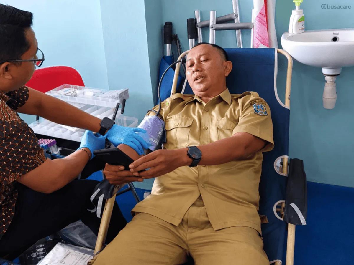 Donor Darah di SMKN 1 Kalianget