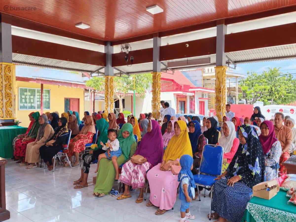 Bakti Sosial PMI Kabupaten Sumenep di Kecamatan Pasongsongan