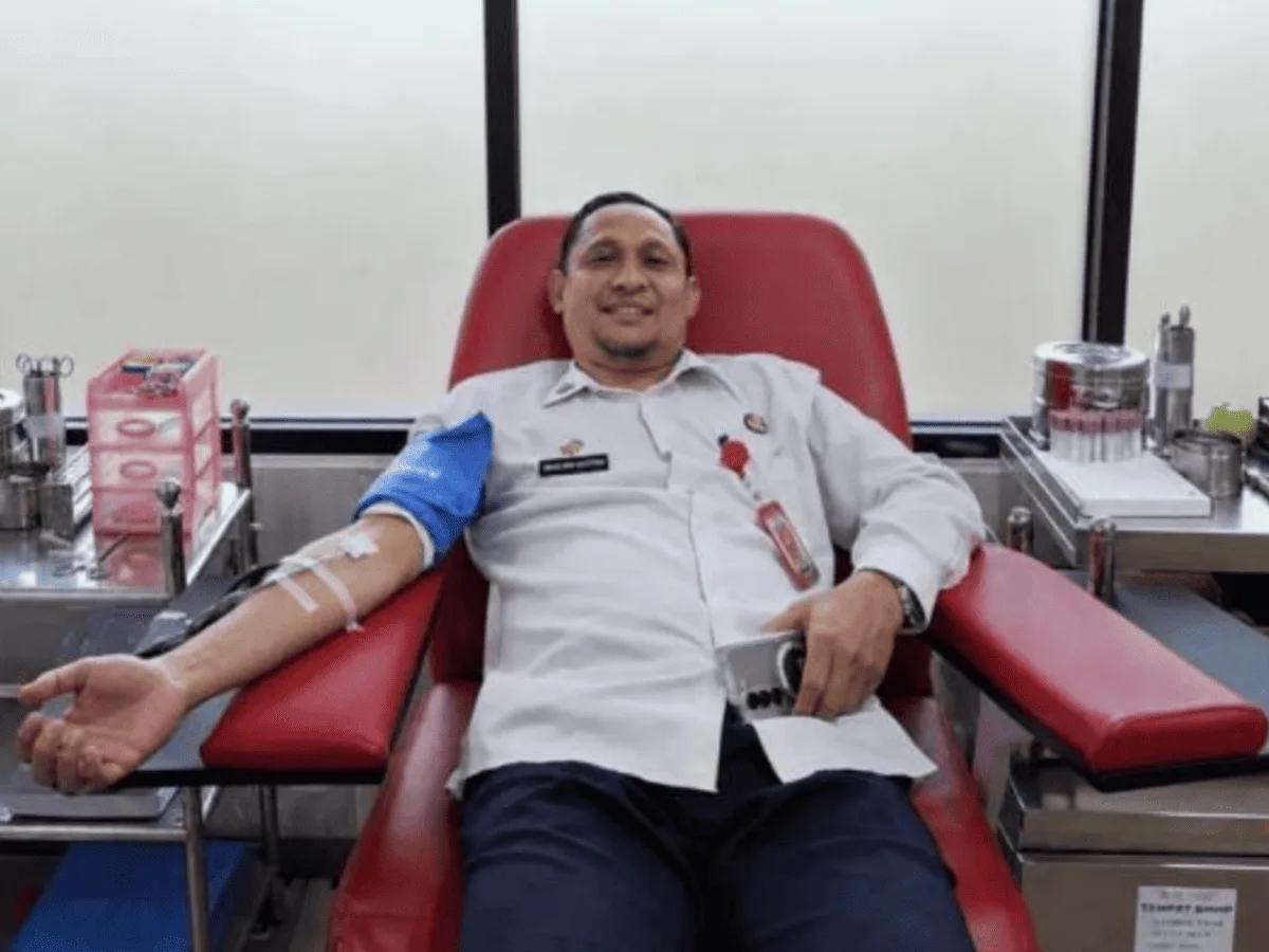 Donor Darah Sekretaris Daerah Kabupaten Sumenep