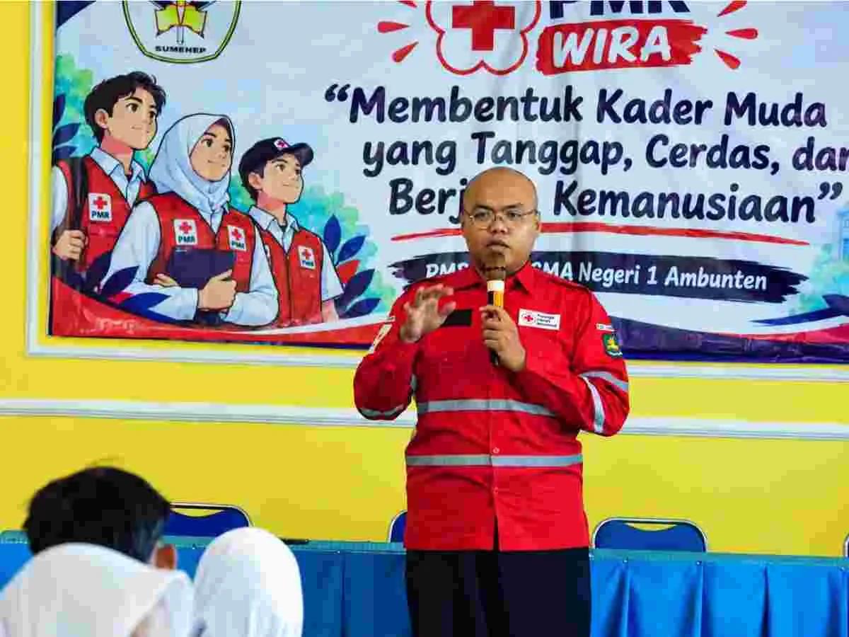 Sosialisasi Kepalangmerahan dan Pertolongan Pertama (PP) di SMAN 1 Ambunten