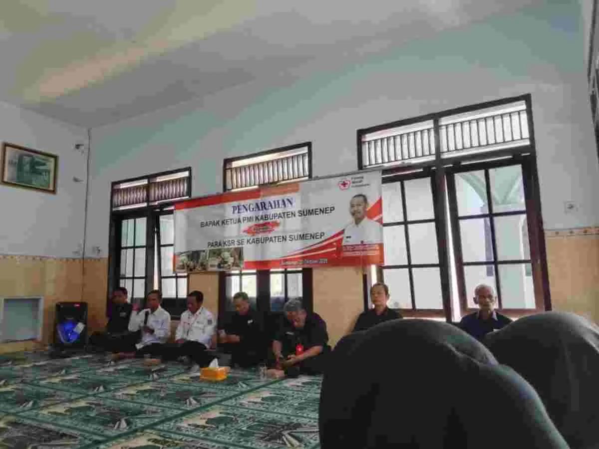 Pengarahan KSR se-Kabupaten Sumenep oleh Ketua PMI Kabupaten Sumenep